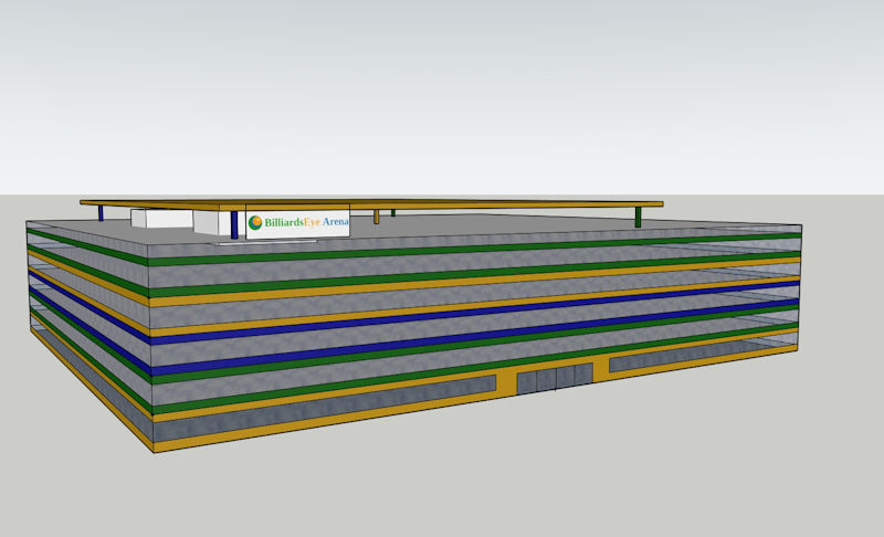 BilliardsEye Arena Front View